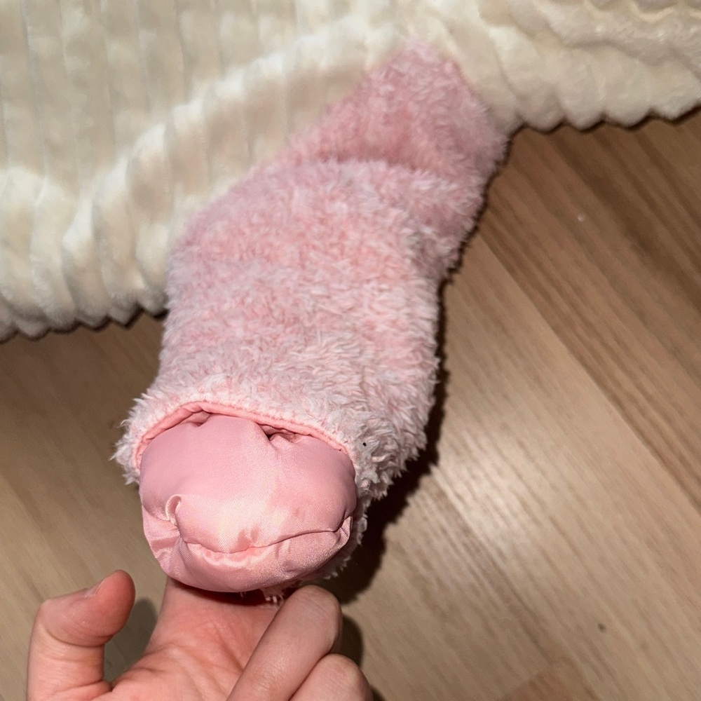 Adorable Unicorn Hooded Footie - Cream and Pink - Picture 8 of 16